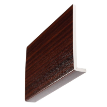 PVC Fascia Capping Board 405mm x 9mm x 5m Double Ended Mahogany