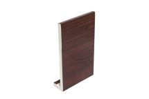 PVC Fascia Capping Board 405mm x 9mm x 5m Double Ended Rosewood
