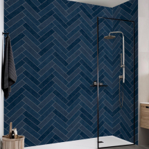 Chevron Multi Navy (Matt) 1000mm x 2400mm x 10mm Chevron Multi Navy (Matt) 1000mm x 2400mm x 10mm