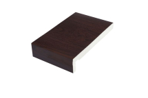 Square PVC Fascia board 150mm  x 16mm x 5M Rosewood