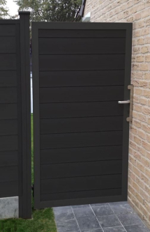 Duofuse T&G Gate Kit Graphite Black 1M x 1.8M (GATE ONLY)