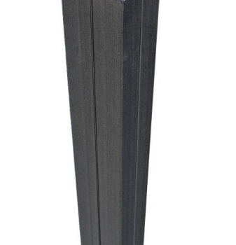 Duofuse Reinf Gate Post   Graphite Black 1.8M Duofuse Reinf Gate Post   Graphite Black 1.8M