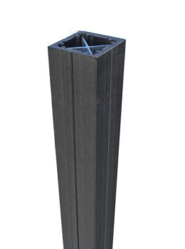 Duofuse Fencing Post Graphite Black 90mm x 2.7M