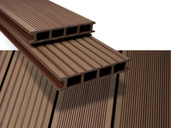 Duofuse Decking 162mm x 28mm x 4M  Tropical Brown