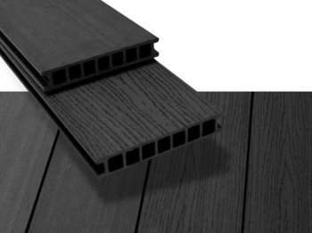 Duofuse Grained Decking 162mm x 28mm x 4M Graphite Black