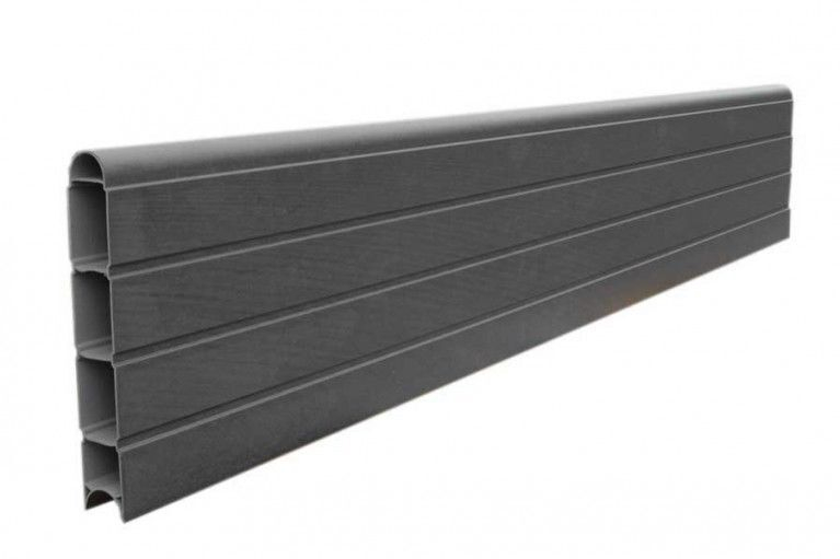 Deeplas Eco Fencing ECO FENCE PANEL 6FT GRAPHITE 1828mm x 300mm ...
