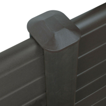ECO FENCE POST 6FT    GRAPHITE 110mm x 90mm x 1.8M
