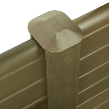 ECO FENCE POST 8FT     NATURAL 110mmx90mmx2.4M(inc ST INSERT)