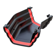Freeflow 150' Ogee Angle Black