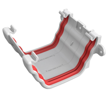 Freeflow Ogee Union Bracket White Freeflow Ogee Union Bracket White