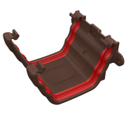 Freeflow Ogee Union Bracket Brown