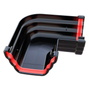 Freeflow 90' Ogee Angle Black