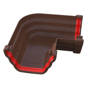 Freeflow 90' Ogee Angle Brown