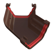 Freeflow 135' Ogee Angle Brown