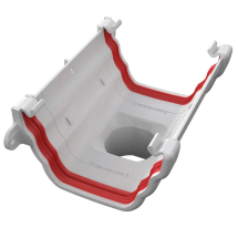 Freeflow Ogee Running Outlet White Freeflow Ogee Running Outlet White