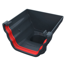 Freeflow Ogee Stop End Outlet Anthracite Grey Freeflow Ogee Stop End Outlet Anthracite Grey