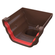 Freeflow Ogee Stop End Outlet Brown