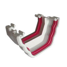 Freeflow Ogee to Square Gutter Adaptor White Freeflow Ogee to Square Gutter Adaptor White