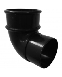 Freeflow Round 90' Bend Black Freeflow Round 90' Bend Black