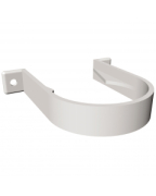 Freeflow Half Round Pipe Clip White