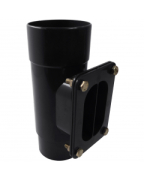 Freeflow Round Access Pipe Black