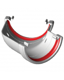 Freeflow Half Round 135' Angle White Freeflow Half Round 135' Angle White