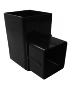 Freeflow Square 90' Bend Black