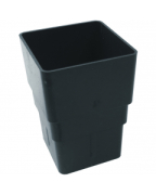 Freeflow Square Pipe Socket Anthracite Grey