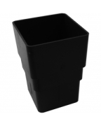 Freeflow Square Pipe Socket Black