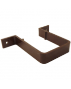 Freeflow Square Pipe Clip Brown
