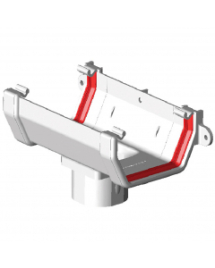 Freeflow Square Running Outlet White Freeflow Square Running Outlet White