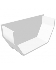 Freeflow Square Stop End Internal White Freeflow Square Stop End Internal White