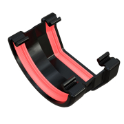 Freeflow Square to Round Gutter Adaptor Black