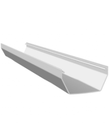 Freeflow Square Gutter 4 metre White Freeflow Square Gutter 4 metre White