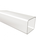 Freeflow Square Pipe 5.5 metre White Freeflow Square Pipe 5.5 metre White
