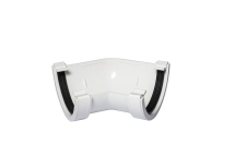 135 Degree Angle Half Round White 135 Degree Angle Half Round White