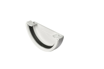 Stopend External Half Round White Stopend External Half Round White