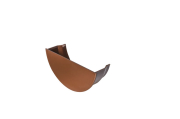 Stopend Internal Half Round Brown