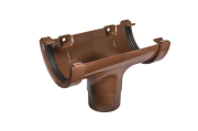 Running Outlet Half Round Brown