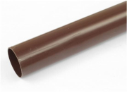 4M Downpipe Half Round Brown