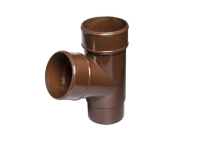 112.5 Degree Branch Half Round Brown 112.5 Degree Branch Half Round Brown