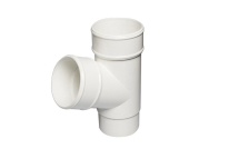 112.5 Degree Branch Half Round White 112.5 Degree Branch Half Round White