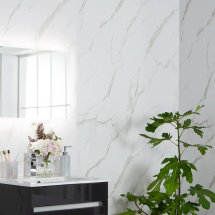 Marble White (Matt) 1000mm x 2400mm x 10mm Marble White (Matt) 1000mm x 2400mm x 10mm