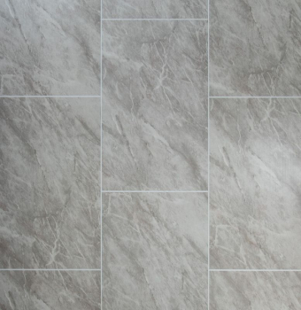 8mm Tile Effect Dark Grey Marble Wall Panel