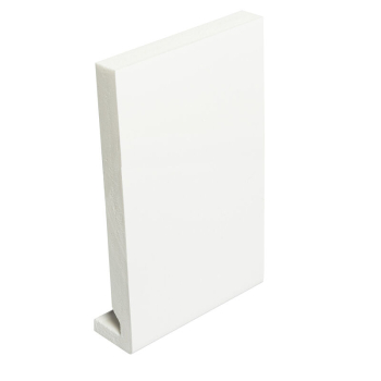 Square PVC Fascia board 150mm  x 16mm x 5M White