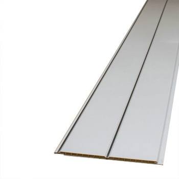 Ceiling Panels Gloss White With Chrome V Groove 200mm X 4m X