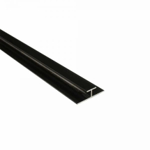 Maxi Panel Centre Joint / H-Joint Trim Black 2400mm Metal