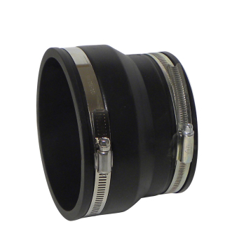 PLASTIC TO CLAY ADAPTOR(RUBBER (110mm UNDERGROUND) PLASTIC TO CLAY ADAPTOR(RUBBER (110mm UNDERGROUND)