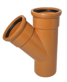 JUNCTION 45 DEG DOUBLE SOCKET (110mm UNDERGROUND) JUNCTION 45 DEG DOUBLE SOCKET (110mm UNDERGROUND)